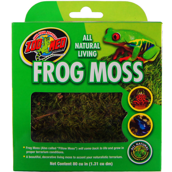 Zoo Med Frog Moss, 80 Cubic Inches Each (3 Pack)